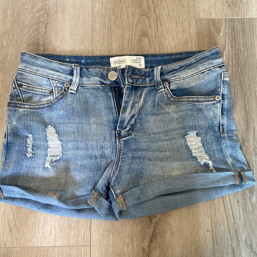 Womens jean shorts
